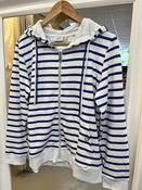 Nautical Striped Hooded Sweat Jacket image