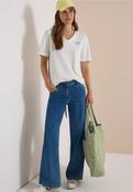 High Waisted Wde Leg Jean image
