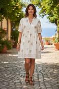 Embroidered Smock Dress image