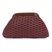 Ripple Clutch Bag Choc Pink