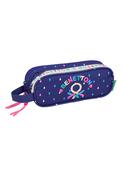 Benetton Drop Double Pencil Case