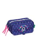 Benetton Drop Large Triple Pencil Case