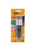 BIC Card 3 4 Colour Ballpoint Pens - Shine
