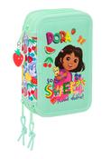 Dora The Explorer Small Triple 37pc Filled Pencil Case