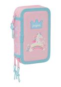 GlowLab Kids Small Triple 37pc Filled Pencil Case