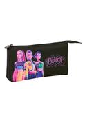 K-POP Demon Hunter Negra Triple Pencil Case image