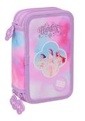 K-POP Demon Hunter Artist Small Triple 37pc Filled Pencil Case