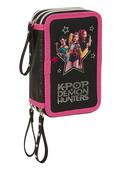 K-POP Demon Hunter Energy Small Triple 37pc Filled Pencil Case