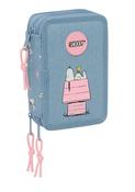 Snoopy Small Triple 37pc Filled Pencil Case