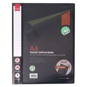 Concept - 40 Pocket Display Book - A4 - Black