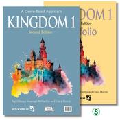 Kingdom 1 - Junior Cycle English - Textbook &amp; Combined Portfolio &amp; Grammar Primer Book Set - 2nd / New Edition (2024)