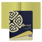 Ormond C3 88 Page Durable Cover - Visual Memory Aid - Sum Copy Book - Yellow