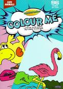 World of Colour - A4 96 page Perforated Colouring Book - Cute Animals