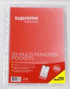 Supreme - Punched Pockets - A4 - Pack of 20