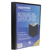 40 Pocket Display Book - A4 - Black