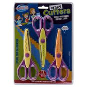 Crafty Bitz - Crazy Cutters Craft Scissors - Pack of 3