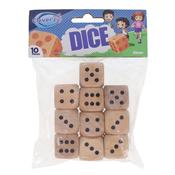 Clever Kidz - Wooden Dice - Pack of 10