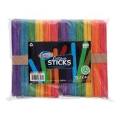Crafty Bitz - Jumbo Lollipop Sticks - Coloured - Pack of 200