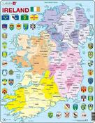 ■ Éire Political Map - Card Puzzle