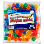 Clever Kidz Bag 100 Coloured Linking Cubes
