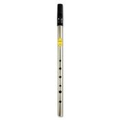 Feadóg - Tin Whistle - Nickel - Key of D - Black Mouthpiece image