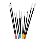 Jakar - Watercolour and Oil Painting Brush Set - Assorted Box of 10 image