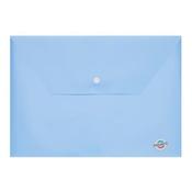 ■ Premto Pastel A4 Button Wallet - Cornflower Blue