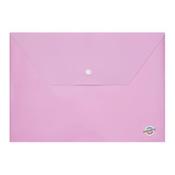 Premto Pastel A4 Button Wallet - Wild Orchid