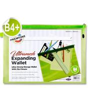 ■ Premto - B4+ Ultramesh Expanding Wallet - Caterpillar Green