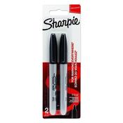 Sharpie - 2 Fine Tip Permanent Markers - Black