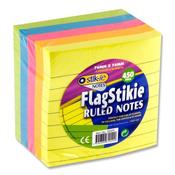 Stik.ie - Block of 450 Flag Stik.ie Ruled Notes 76mm x 76mm image