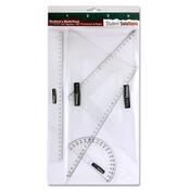 Student Solutions - 4 piece Multi-pack Set Square Set