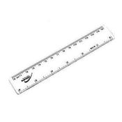 Supreme - 6"/15cm Clear Plastic Ruler