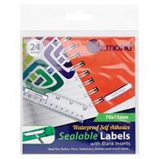 Ormond - Pack of 24 (70x15mm) Waterproof Self Adhesive Sealable Labels image
