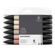 Winsor &amp; Newton - Promarker - Skin Tones Set 1 - Set of 6