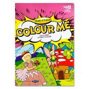 A4 48 Page Colour Fun Perforated Colouring Book - Princesses, Fairies and More image