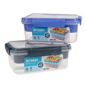 Smash 2L Leakproof Clip &amp; Seal Lunch Box 2 Asst - Assorted Colour