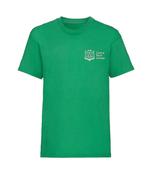 Castle Park School Tshirt (Kelly Green) - 07/08 Years image