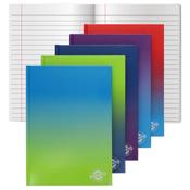Premto Fusion A4 160pg Hardback Notebook 5 Asst image