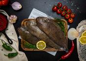 Medium Whole Black Sole Skinned Both Sides 250 / 350 gram image
