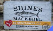 Shines Mackerel Fillets in Sunflower Oil - 125g image