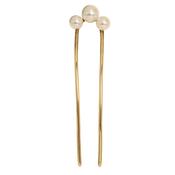 Gretel Hairpin Gold Pearl image