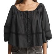 La Lune Blouse Black image