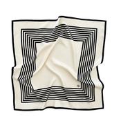 No. 1 Cream&amp;Black Scarf