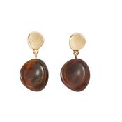 Bean Drop Earrings Dark Horn image