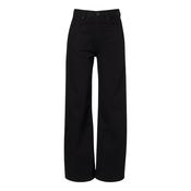 The Bow Crop Jean Black image