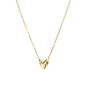 Petite Heart Necklace Gold image