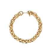 Bean Link Necklace Gilded Gold image