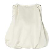 Valentina Knotted Shoulder Top Pearl image