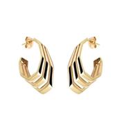 Spanish Steps Earrings Gold image